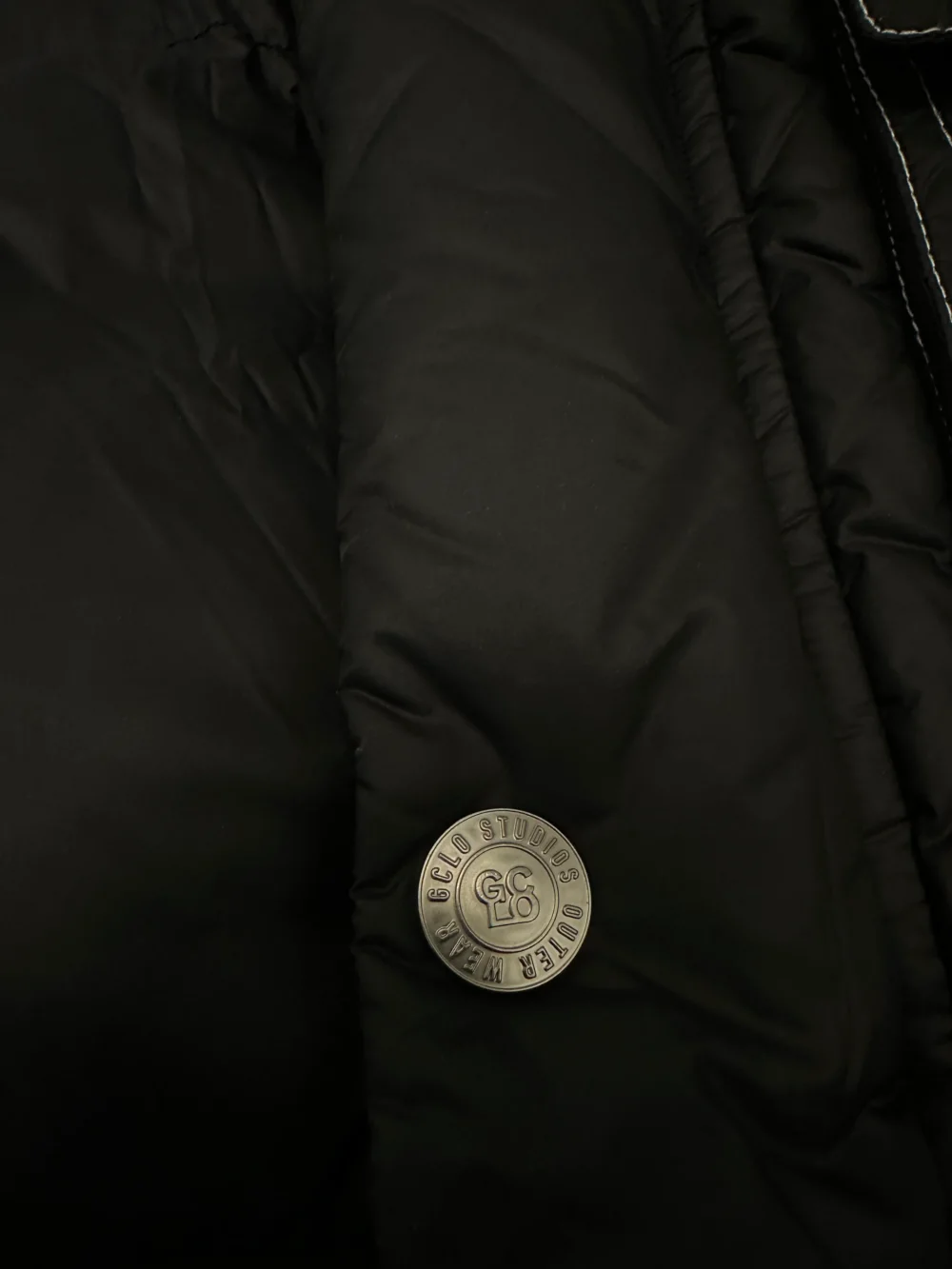 GS Puffer Jacket- Black/Dark Grey - 5
