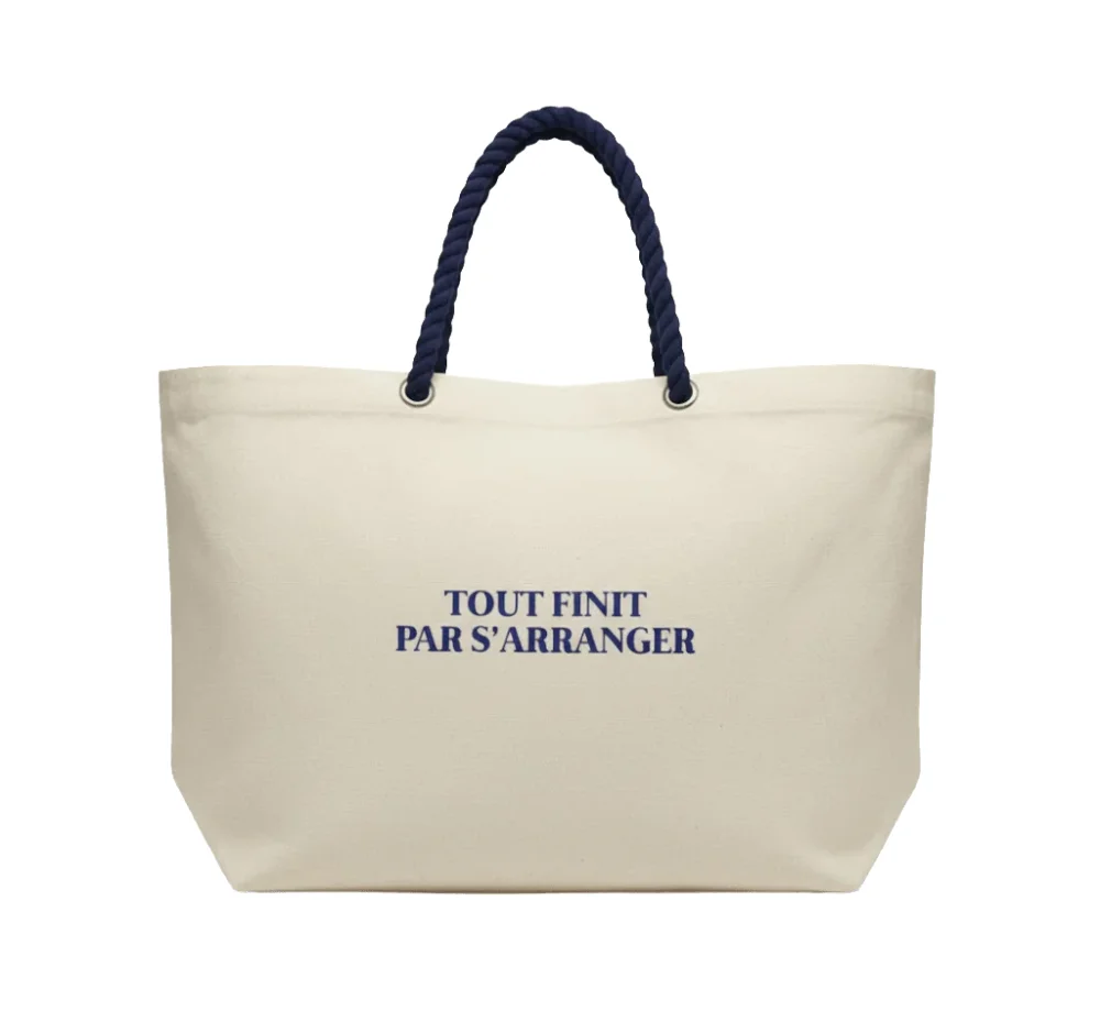 TOTEBAG PLAGE "TOUT FINIT PAR S'ARRANGER"