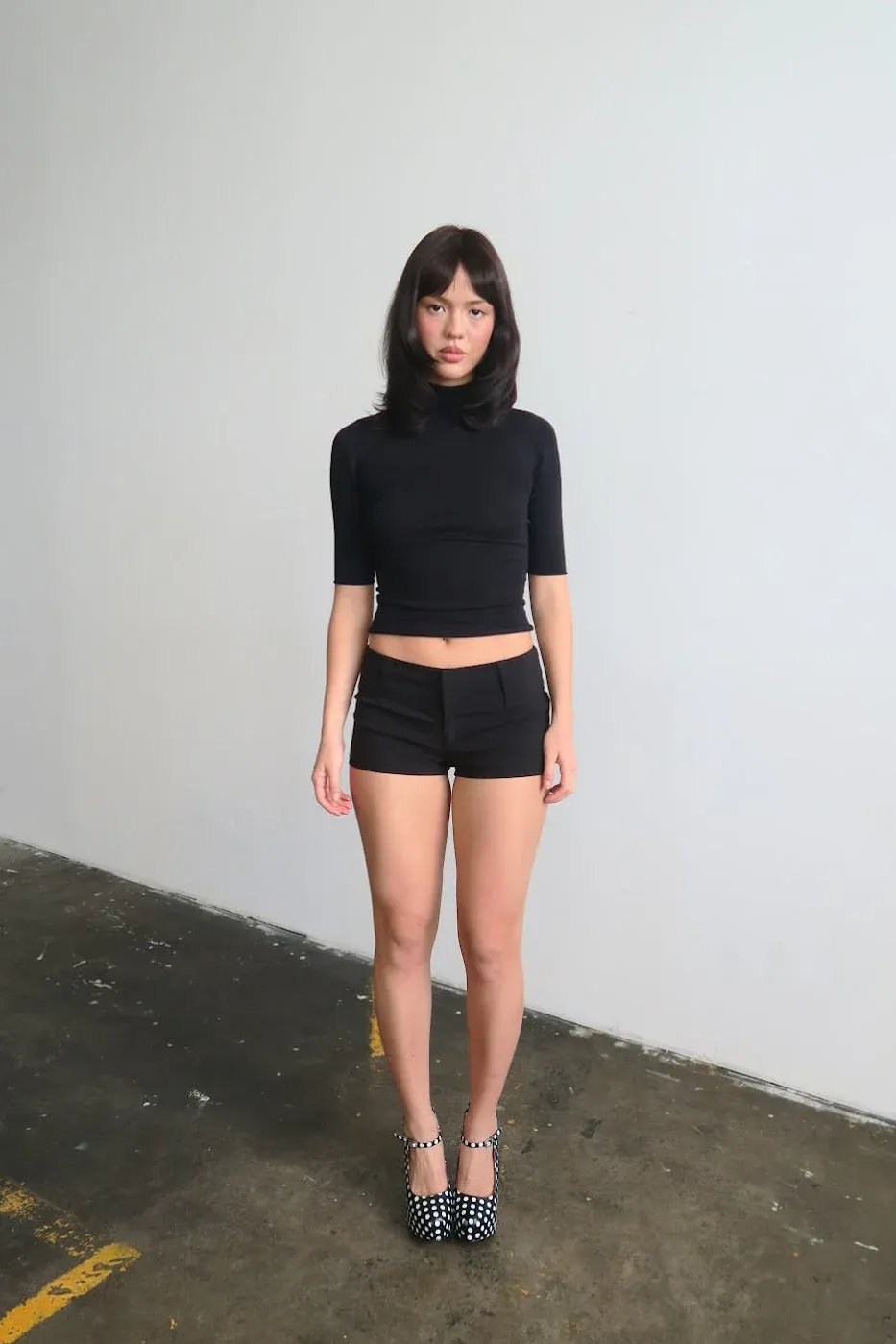 Bamboo Turtleneck - Black