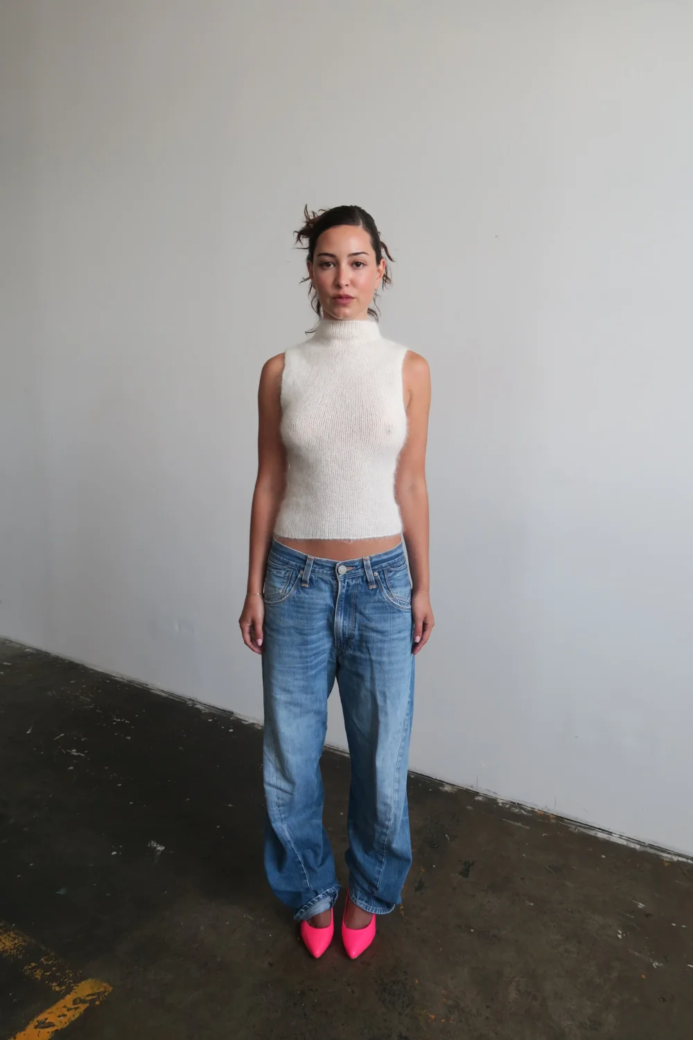 Mohair Turtleneck - Cream