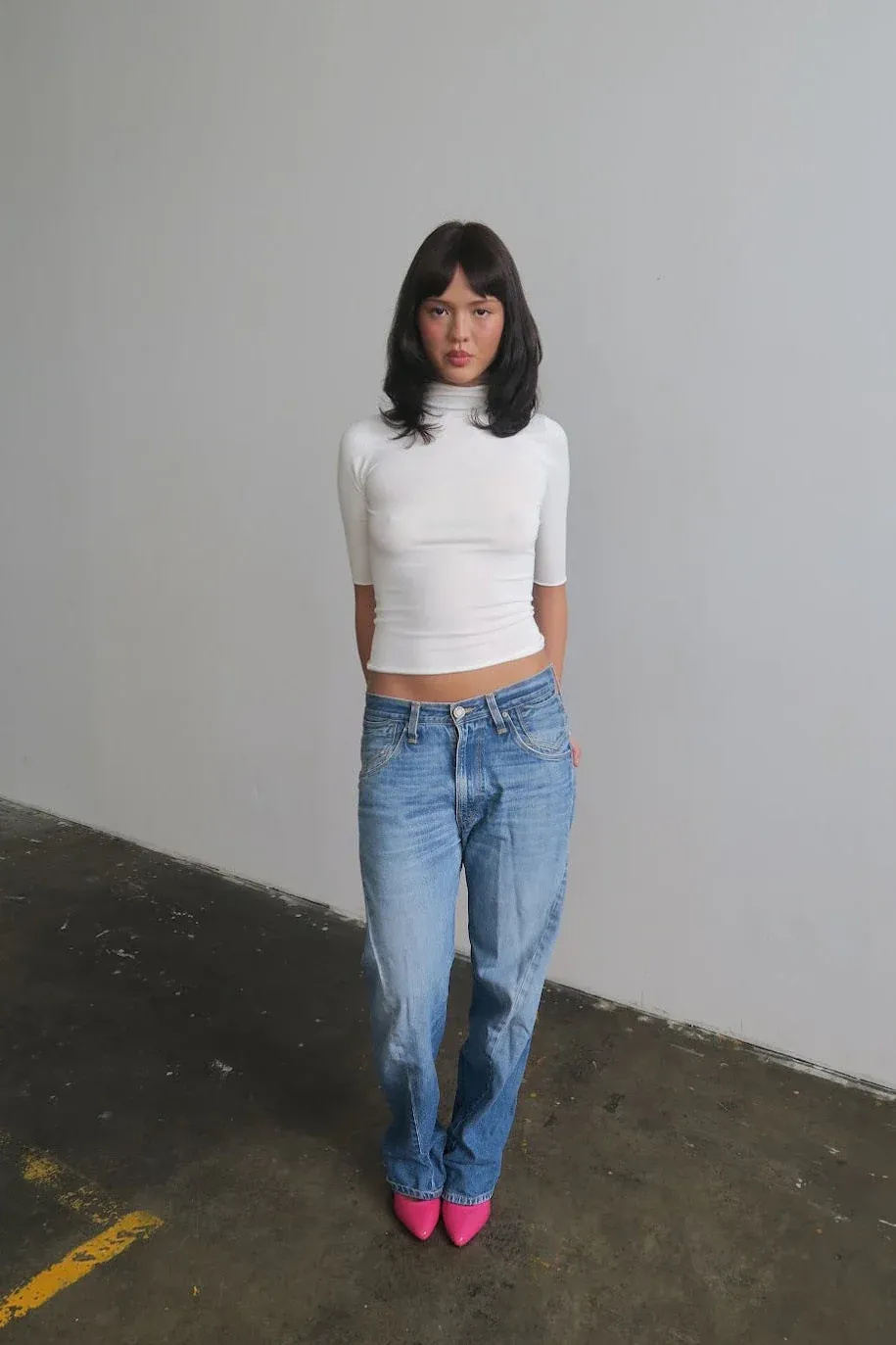 Bamboo Turtleneck - Cream