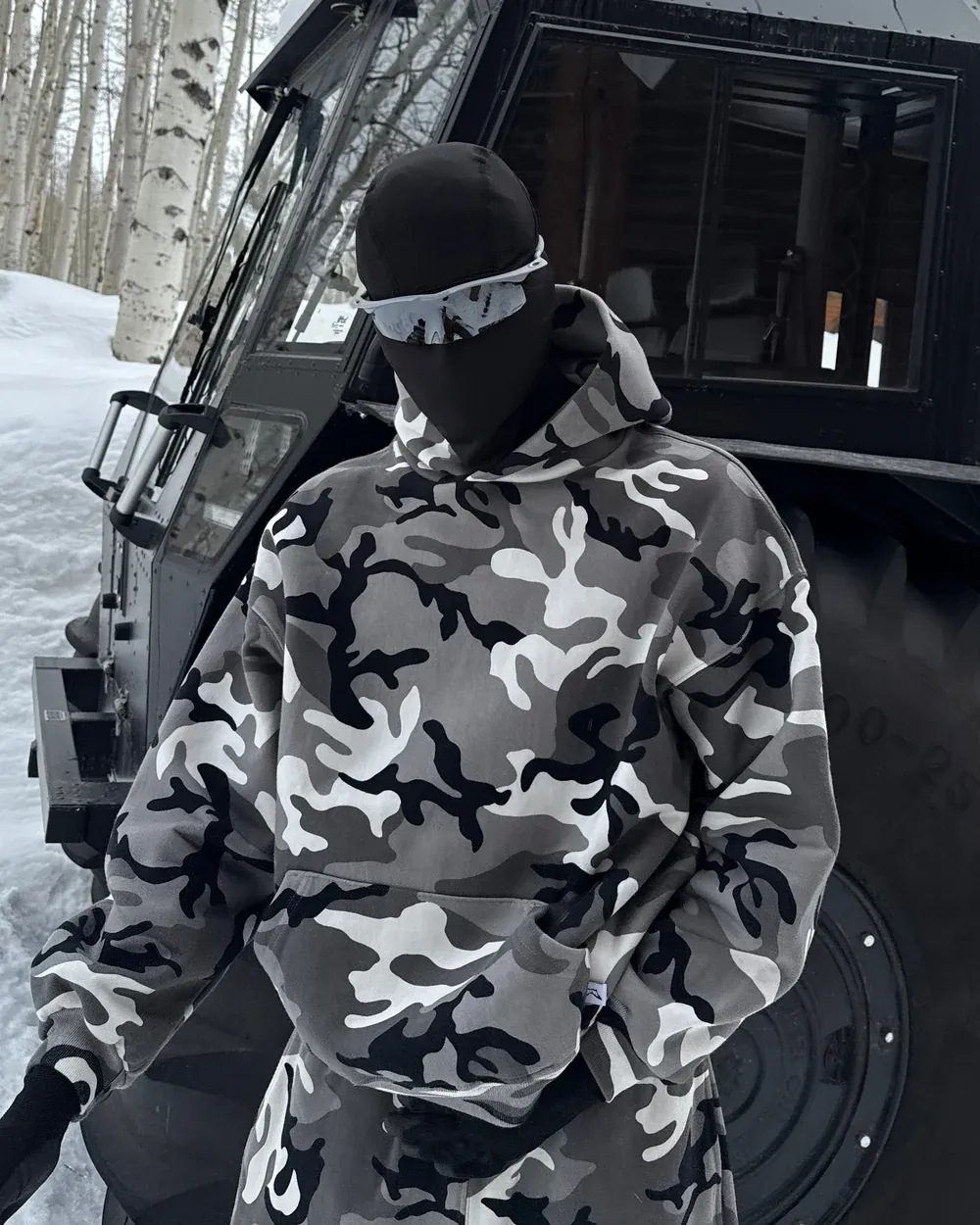 HOODIE - SNOW CAMO - 5