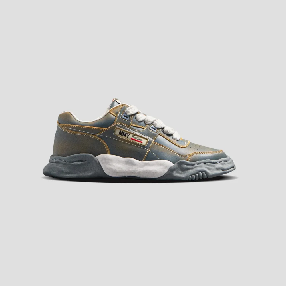 PARKER OG SOLE LOW-TOP VINTAGE TREATMENT LEATHER SNEAKERS