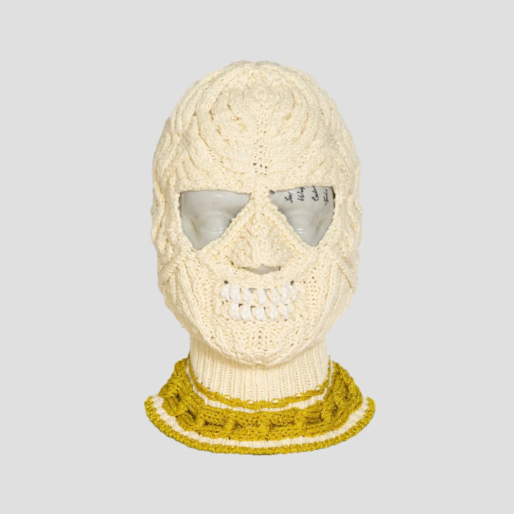 COTTON SKULL KNIT BEANIE