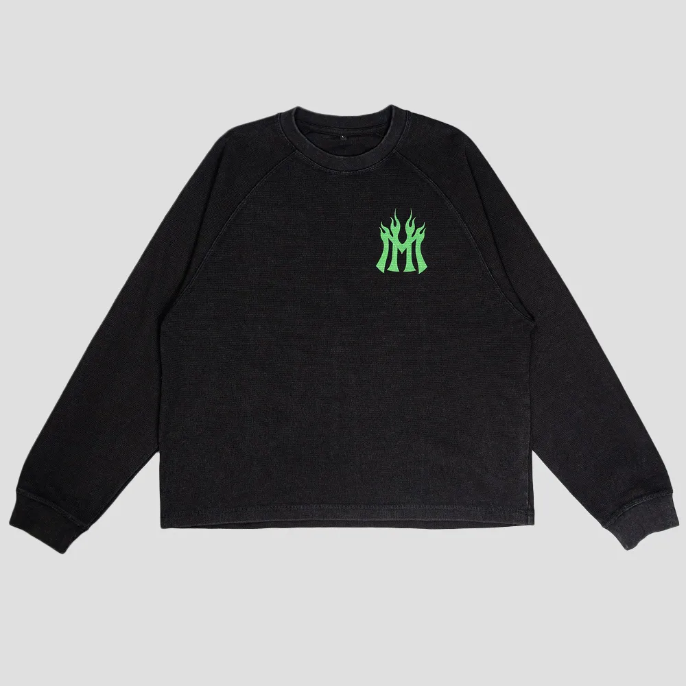 FUEGO LOGO RAGLAN THERMAL L/S T-SHIRTS