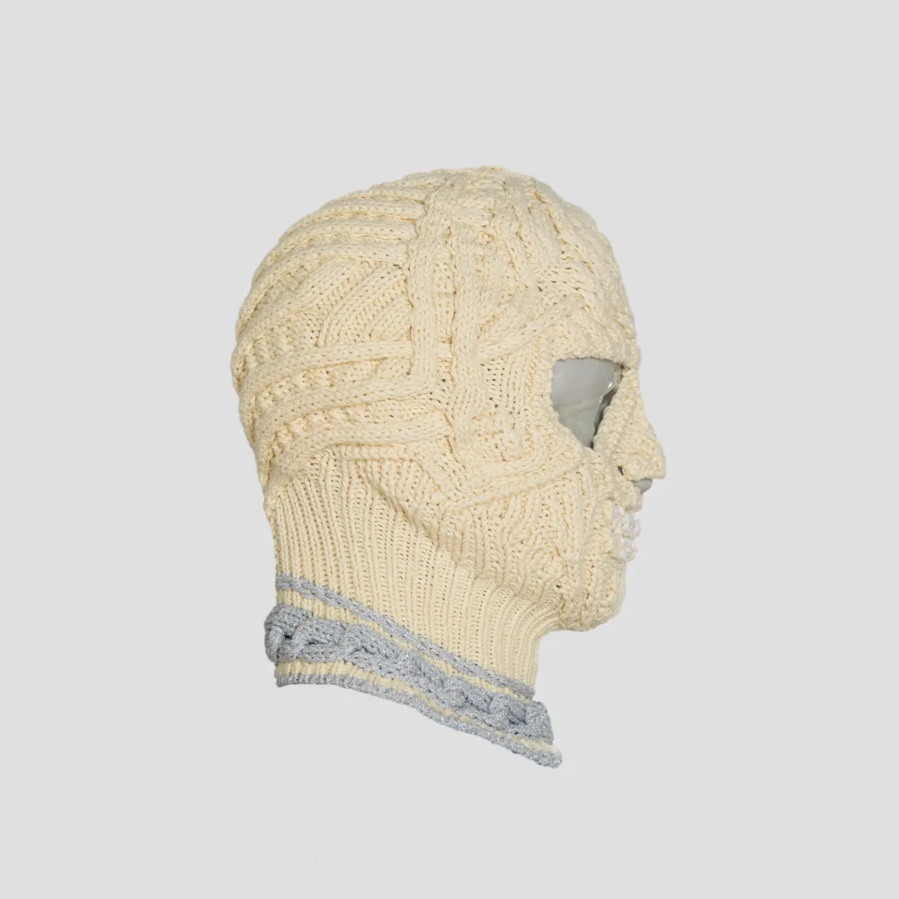 COTTON SKULL KNIT BEANIE - 2