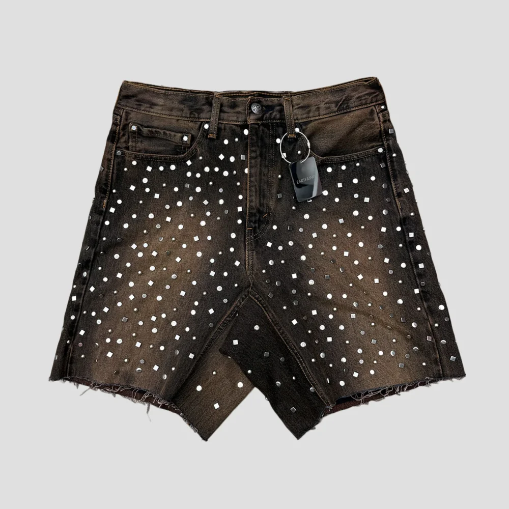 SPARK PLUNG DENIM SHORTS