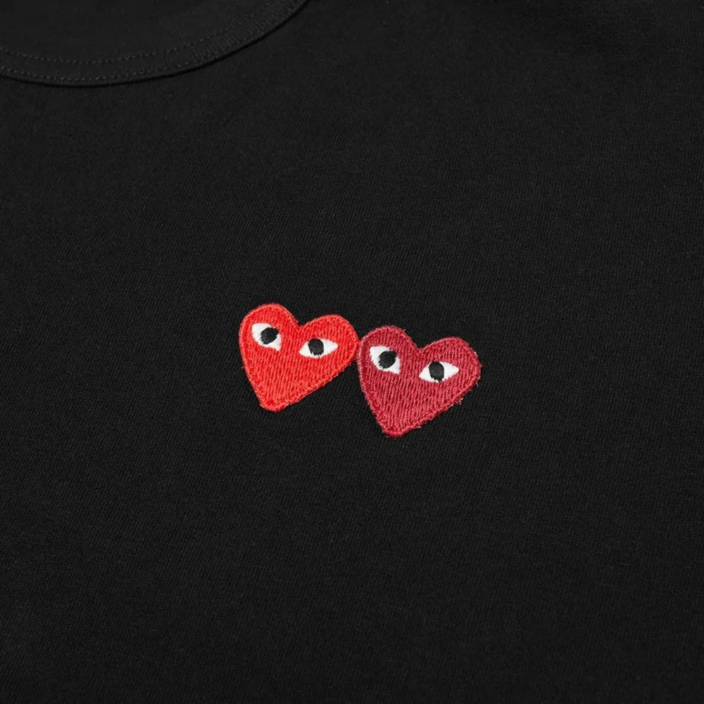 Commes des Garcon Play Mens Double Heart SS Tee - 2