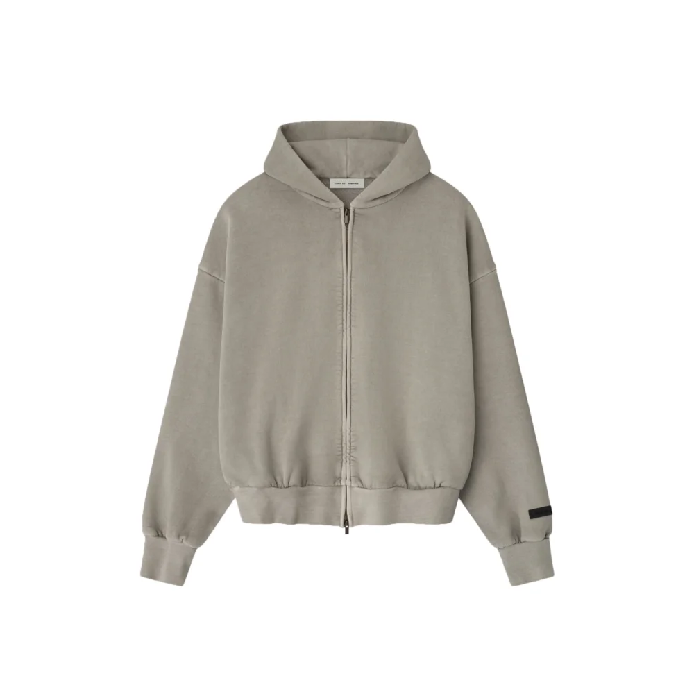 Fear of God ESSENTIALS Mens Classic Full Zip Hoodie