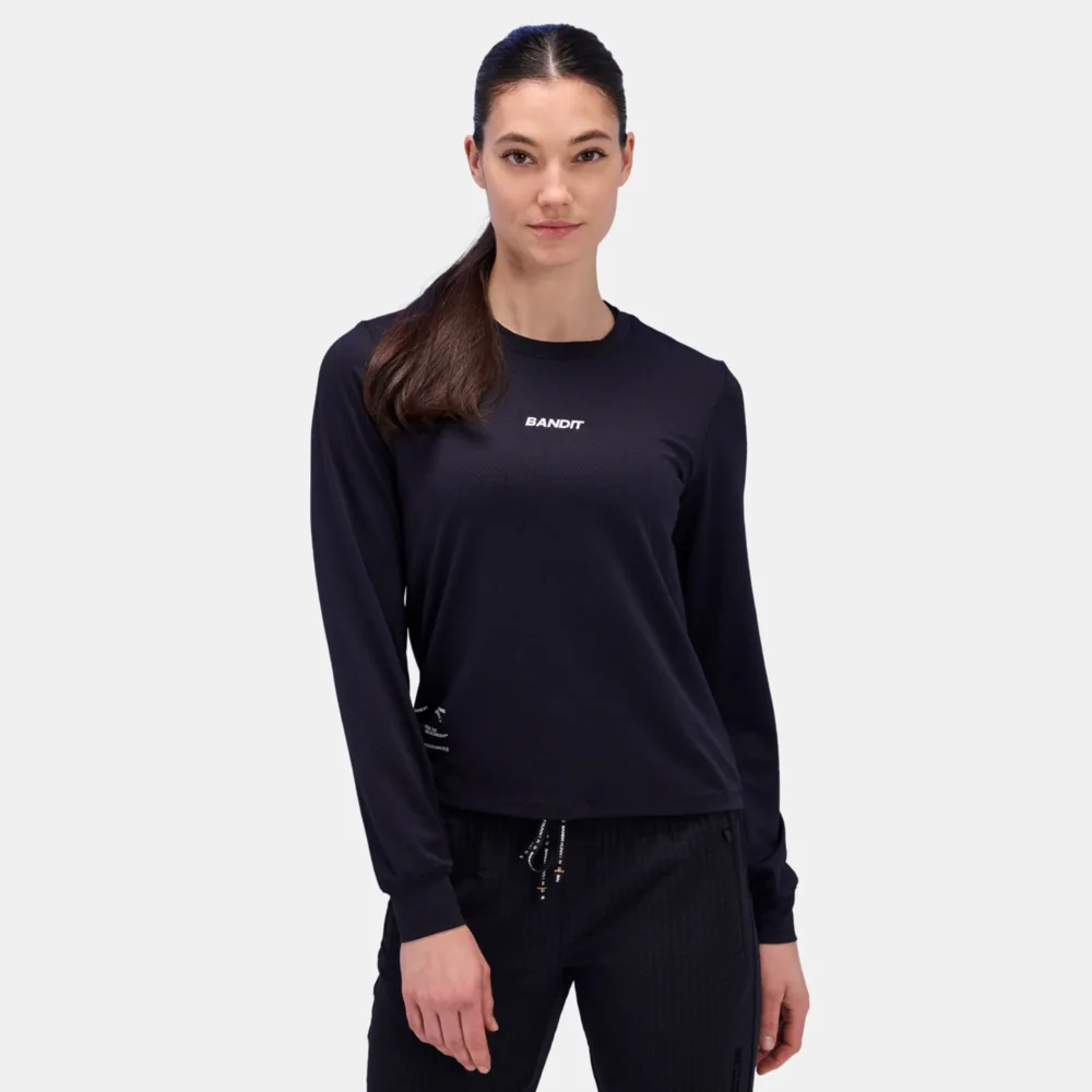 Bandit Running Womens Micromesh Longsleeve Tee - 2