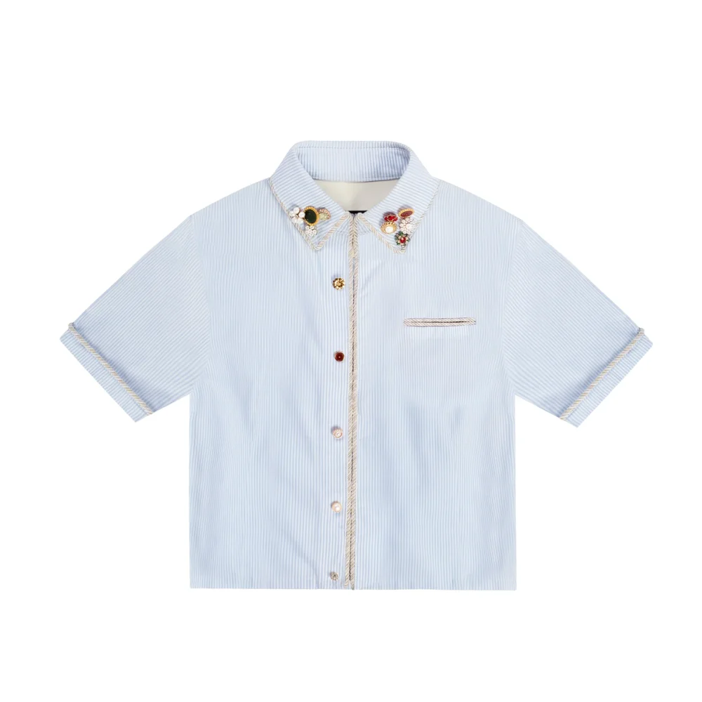 Kody Phillips Mens Embellished Lasso S/S Shirt