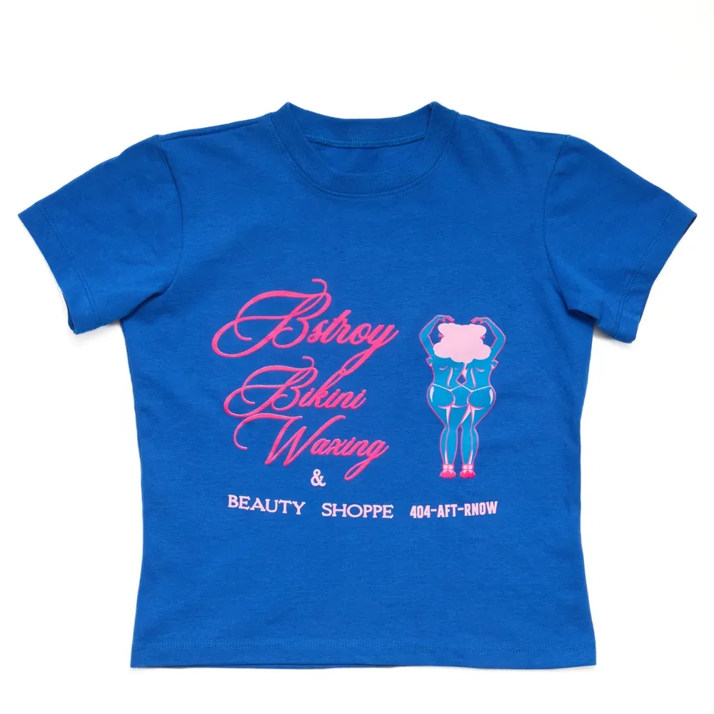 (b).Kini Wax Baby Tee (Blue)