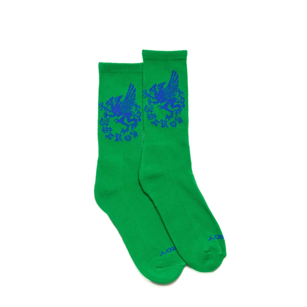 Double Or Nothing Sock (Green)