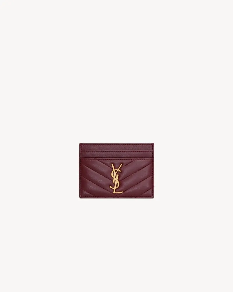 CASSANDRE card case in lambskin