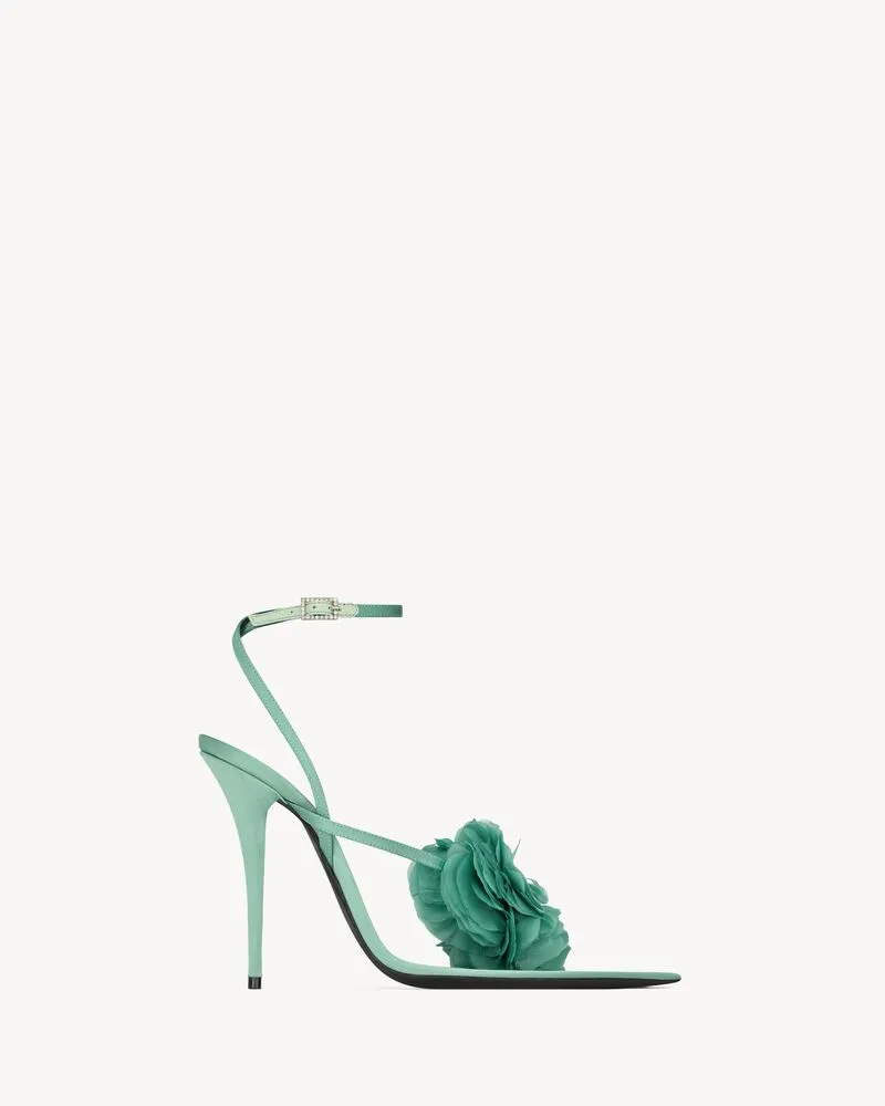 TRIANON sandals in satin crepe