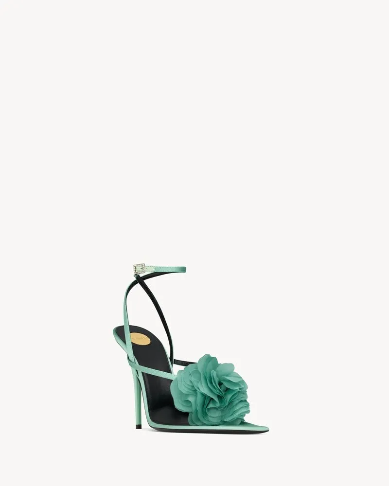 TRIANON sandals in satin crepe - 3