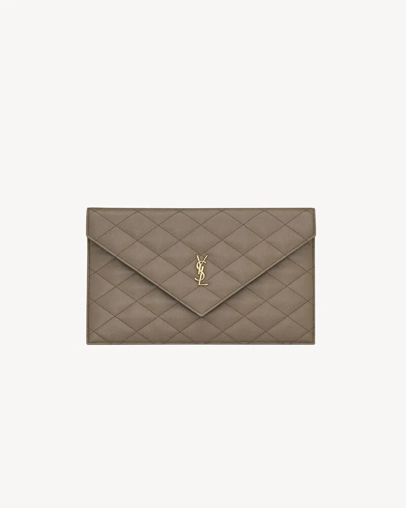 PARIS pouch in GRAIN DE POUDRE leather
