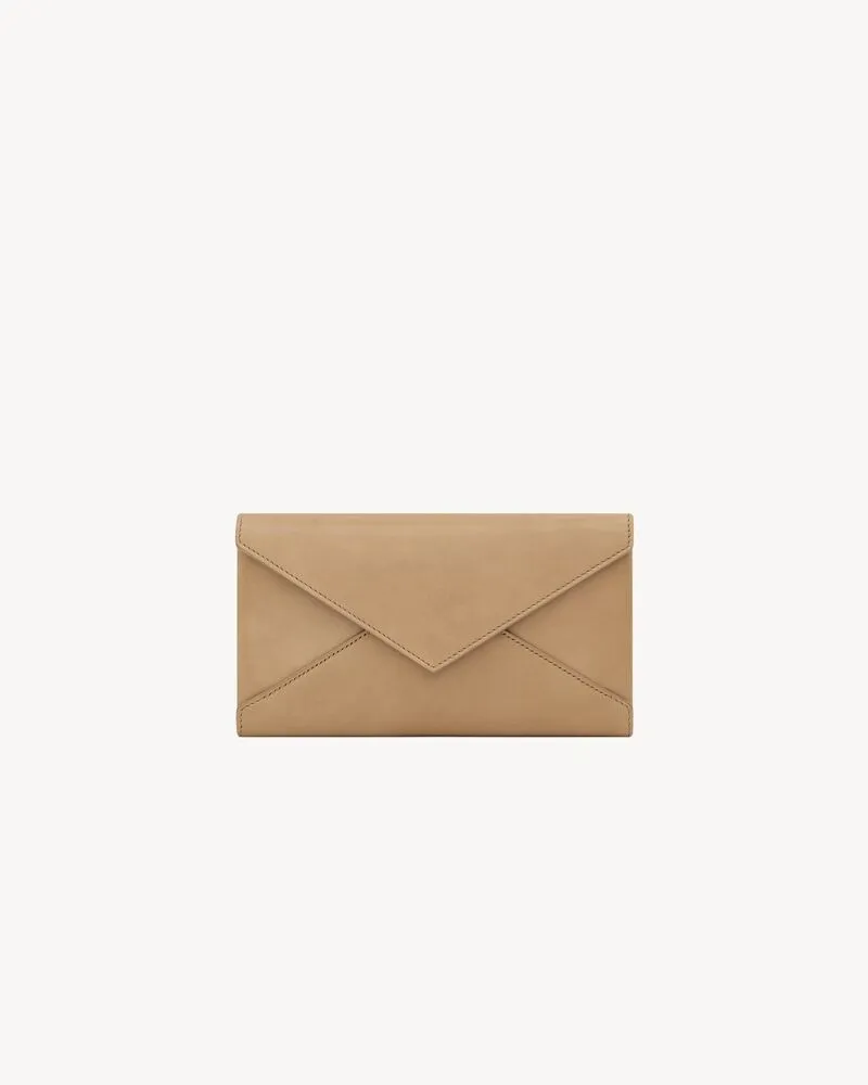 LETTER large wallet in leather