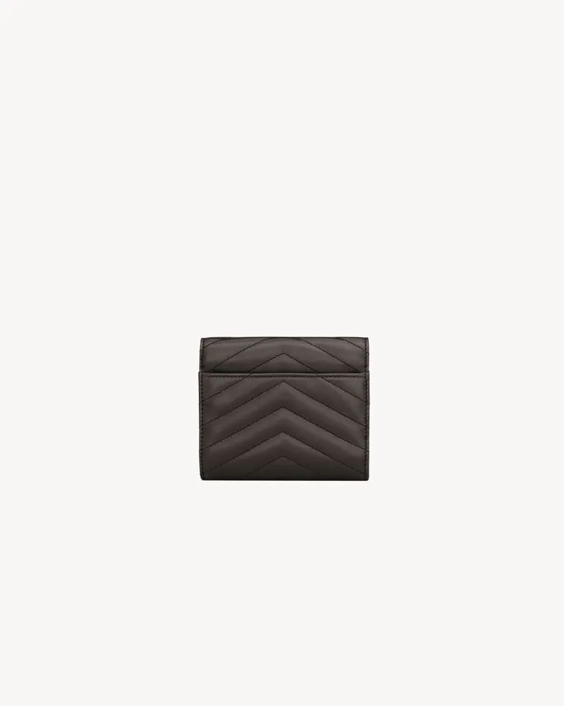 CASSANDRE compact tri fold wallet in lambskin - 2