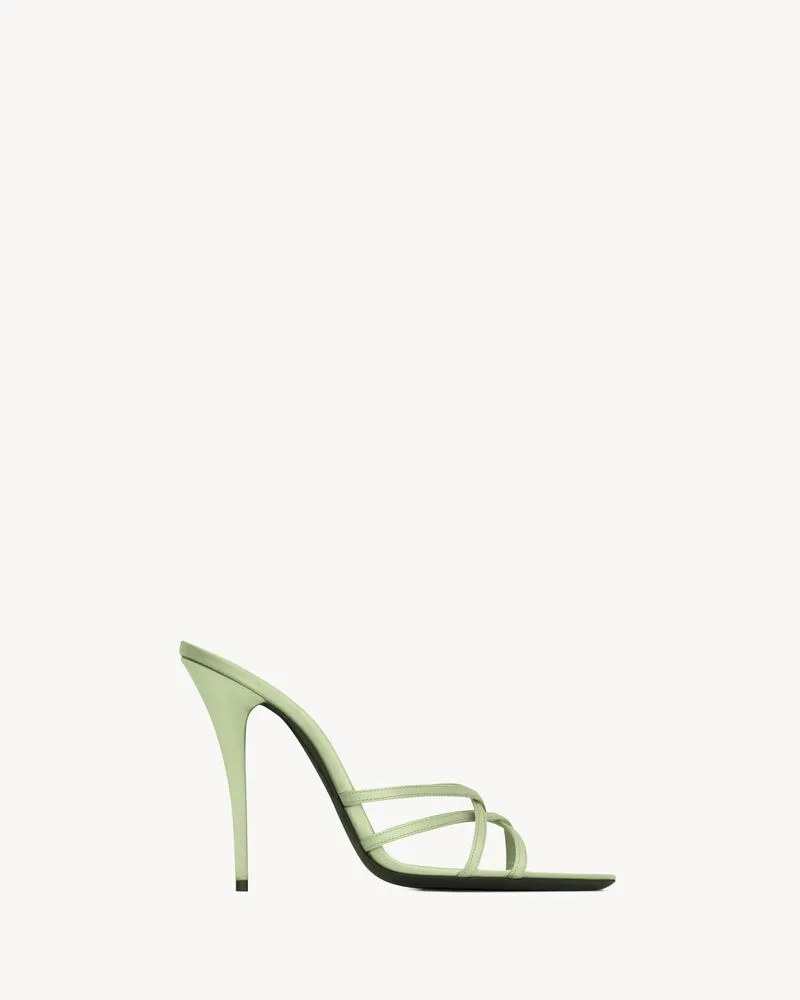 FRANKIE mules in satin crepe
