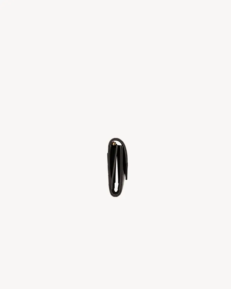 CASSANDRE compact tri fold wallet in lambskin - 3