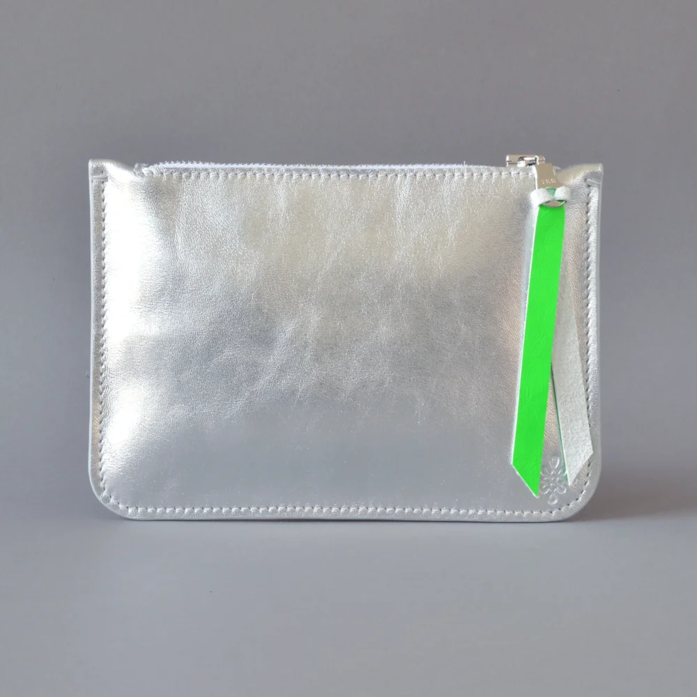 Zip Purse Silver