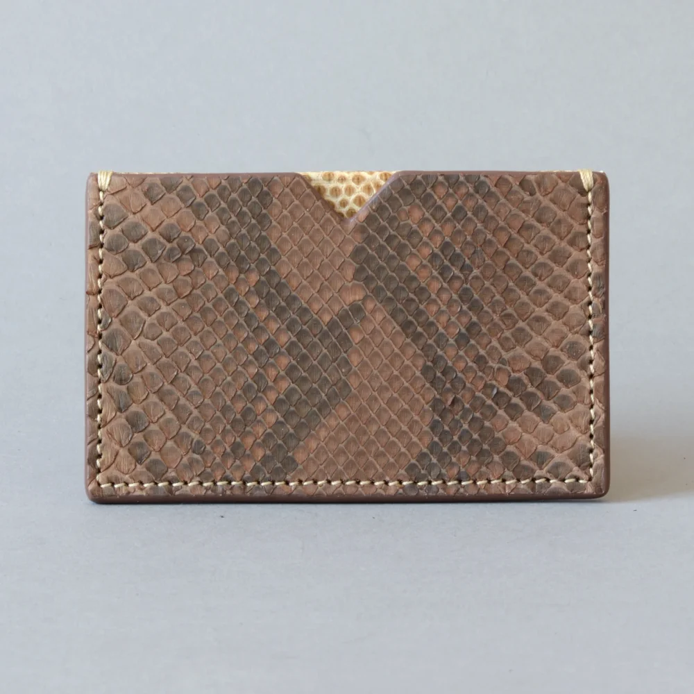 Card Wallet Brown Python
