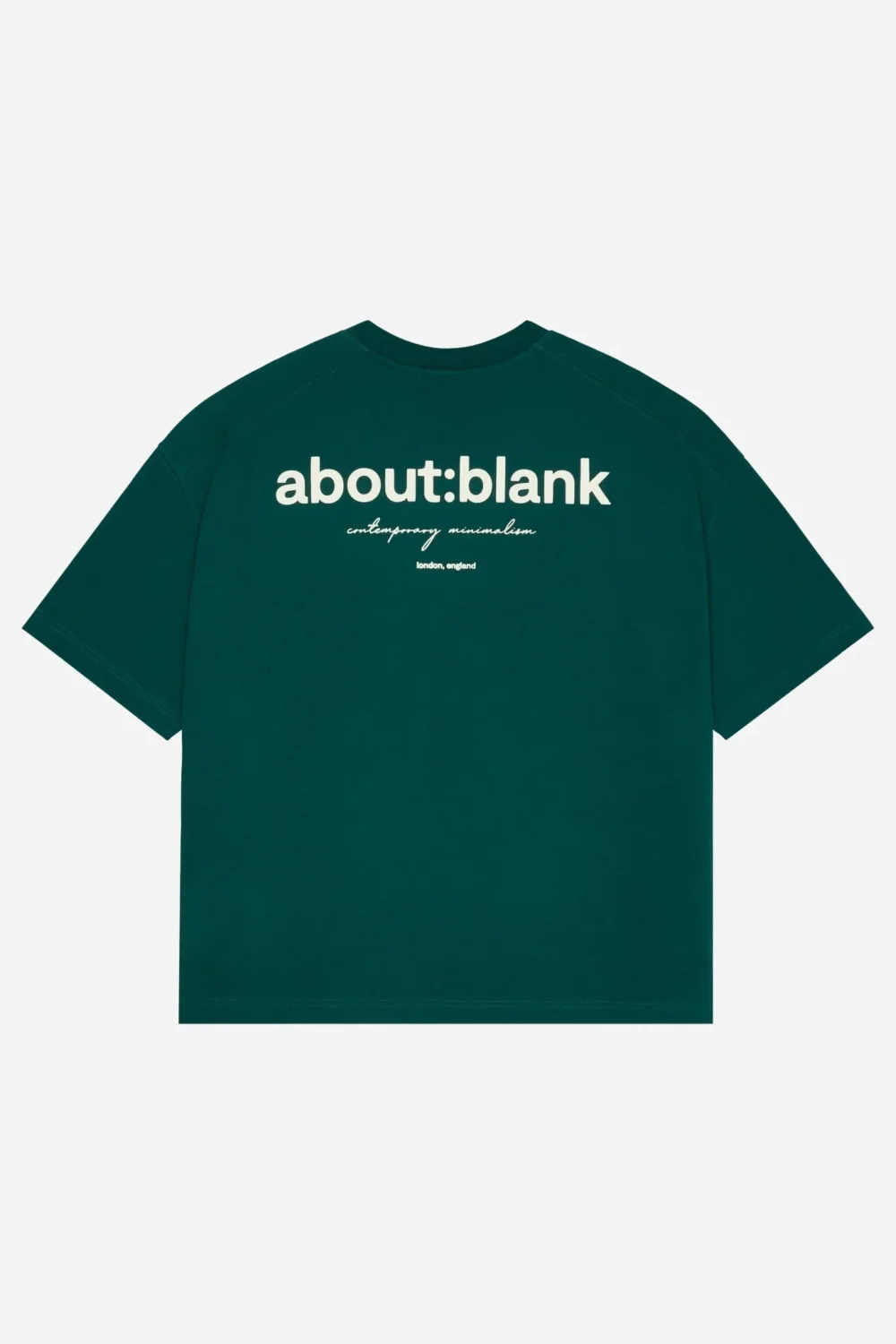 box t-shirt epsom green/ecru