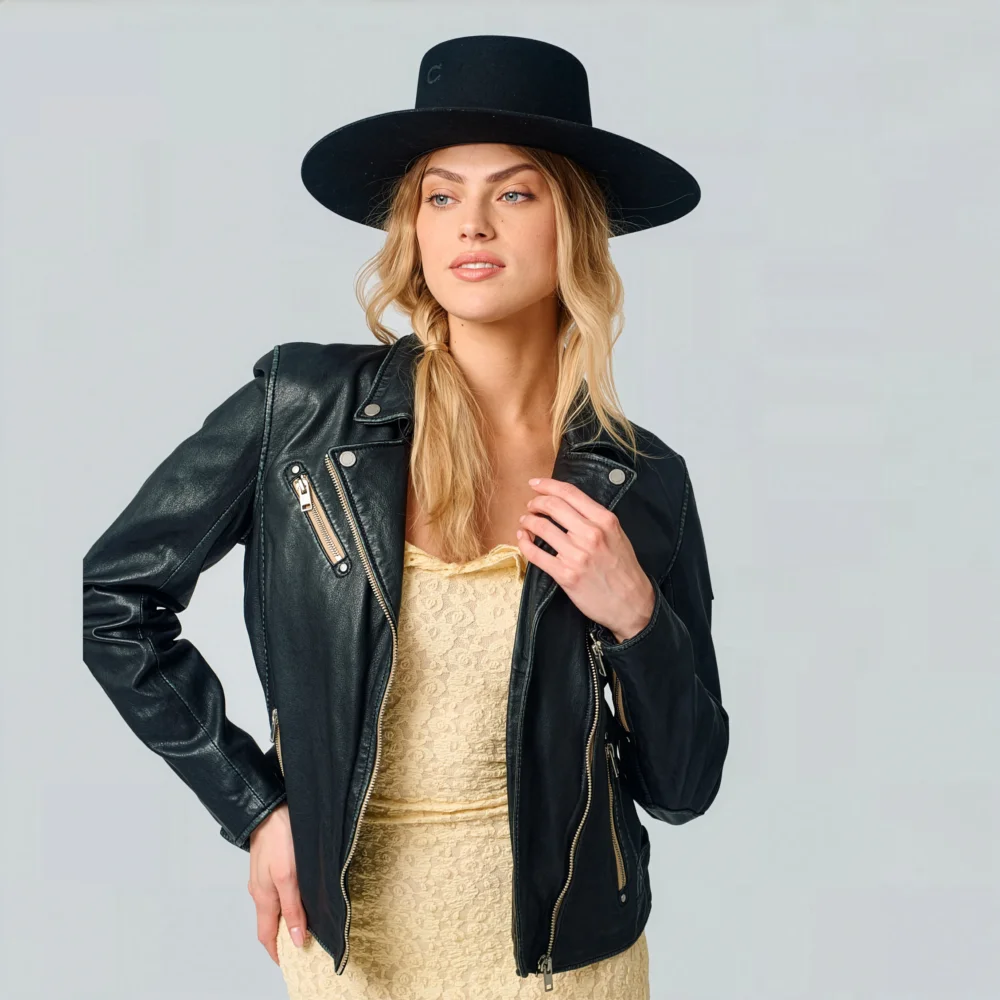 Sofia RF Leather Jacket - 2