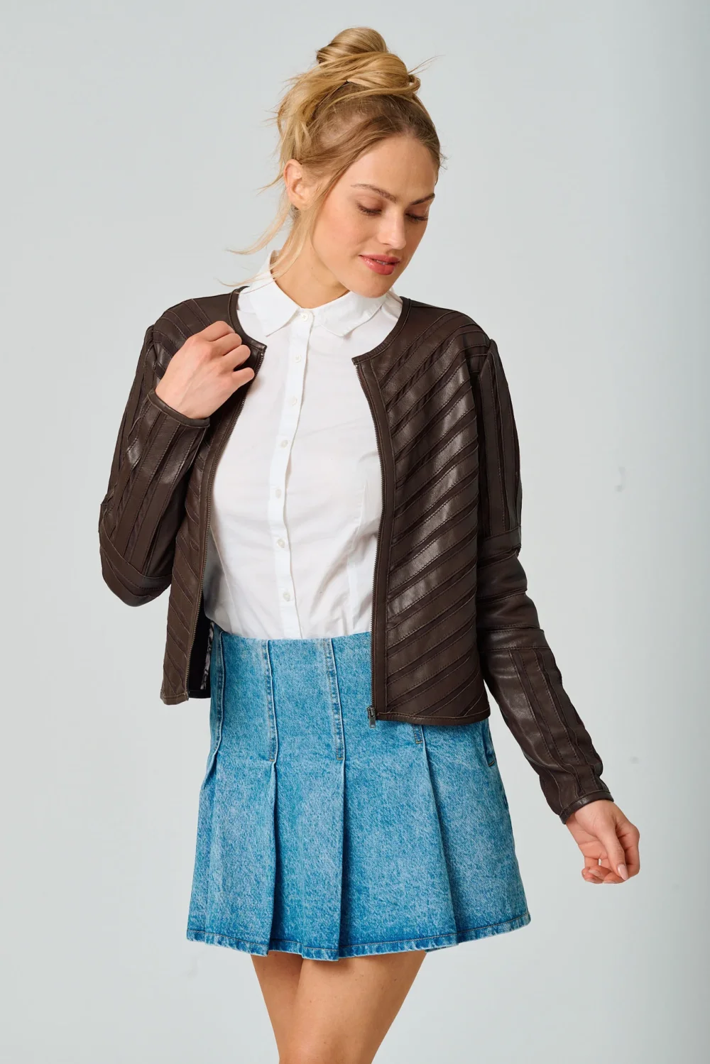 Tila RF Leather Jacket