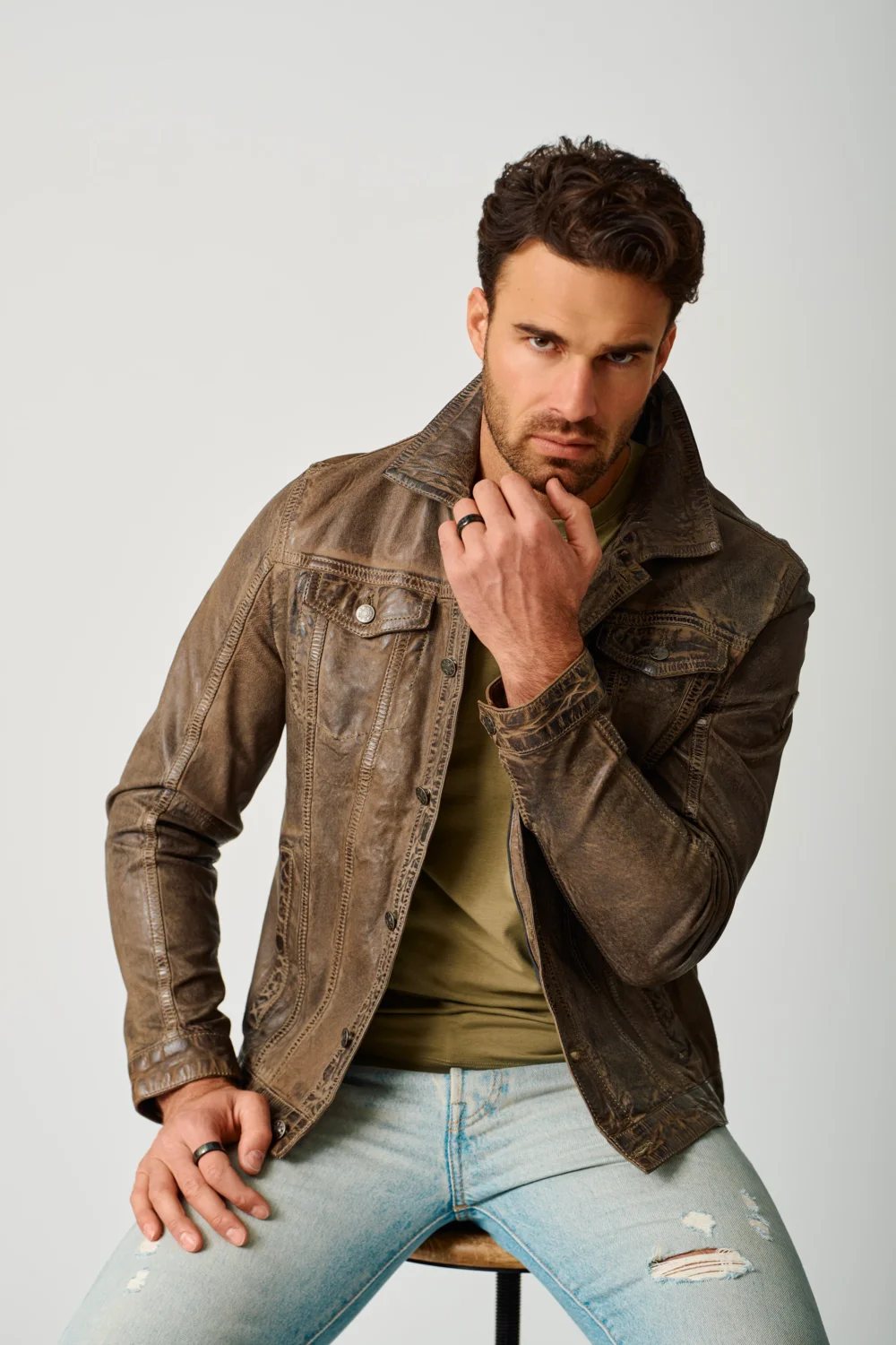 Geoff UF, Leather Jacket