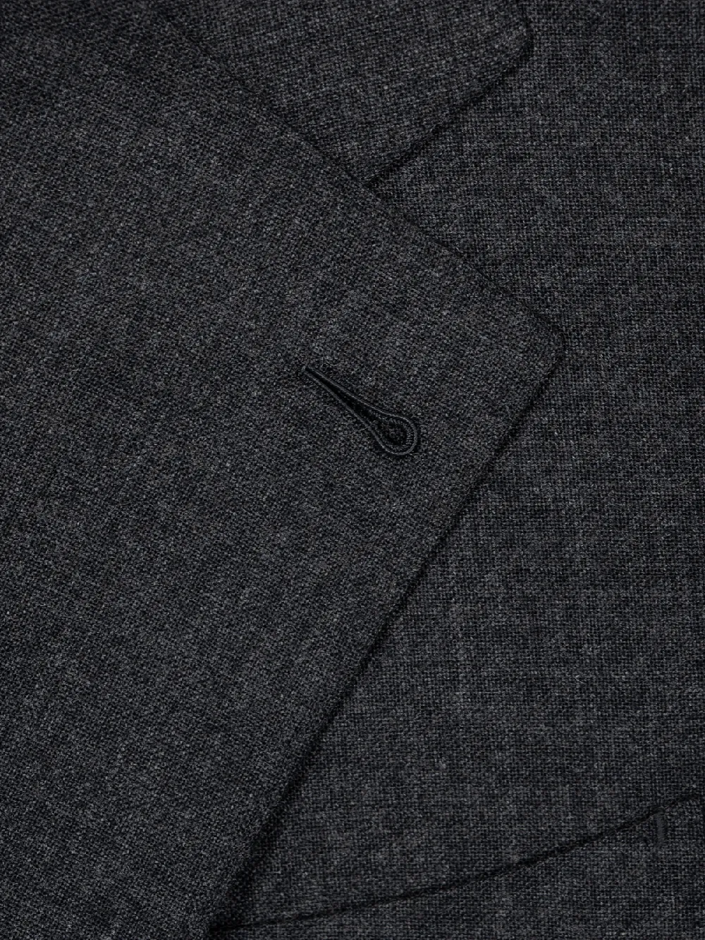 Tropical Wool Suit Jacket - Charcoal — The Anthology - 4