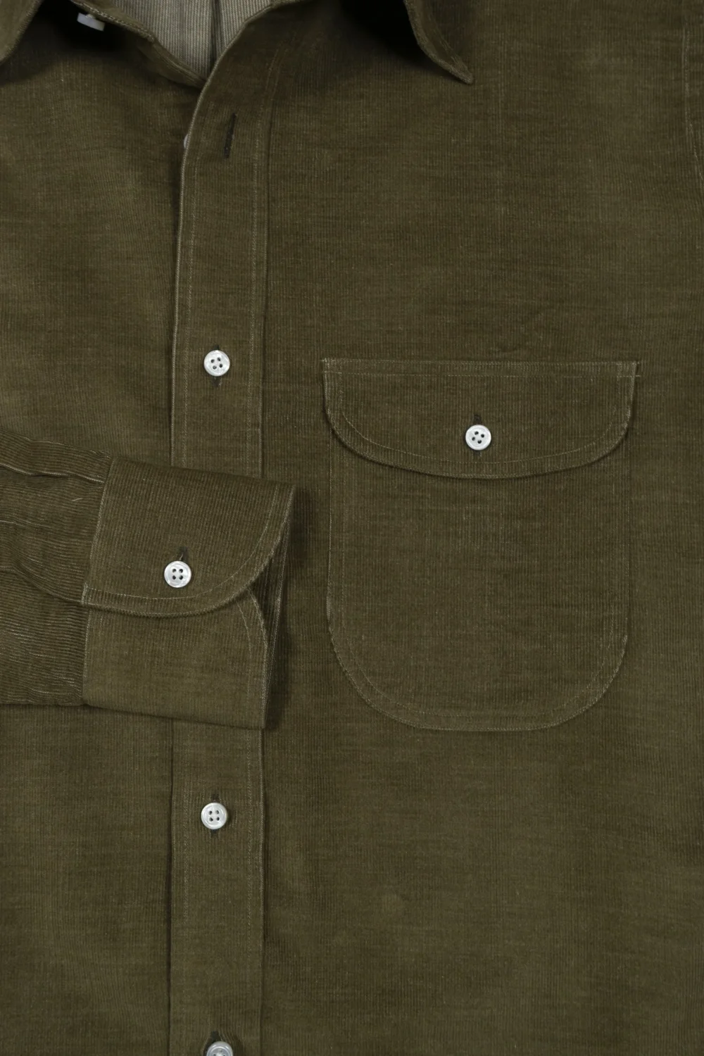 Workman Moss Green Corduroy Shirt — The Anthology - 4