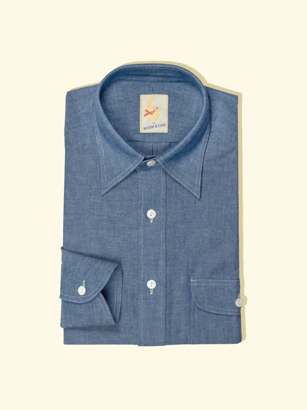 Workman Indigo Raw Chambray Shirt — The Anthology