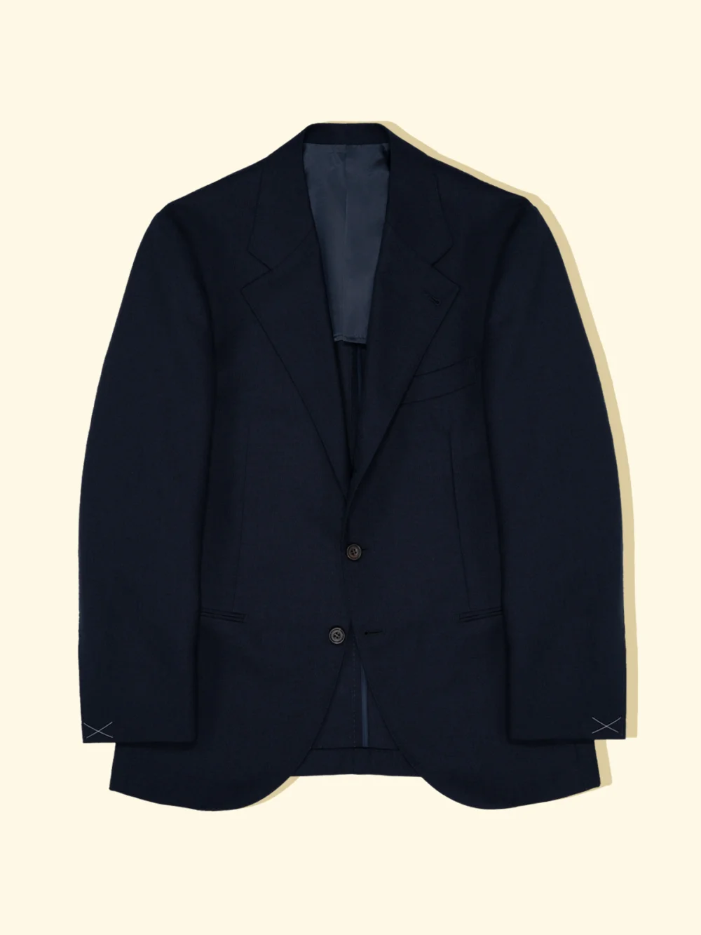 Tropical Wool Suit Jacket - Navy — The Anthology