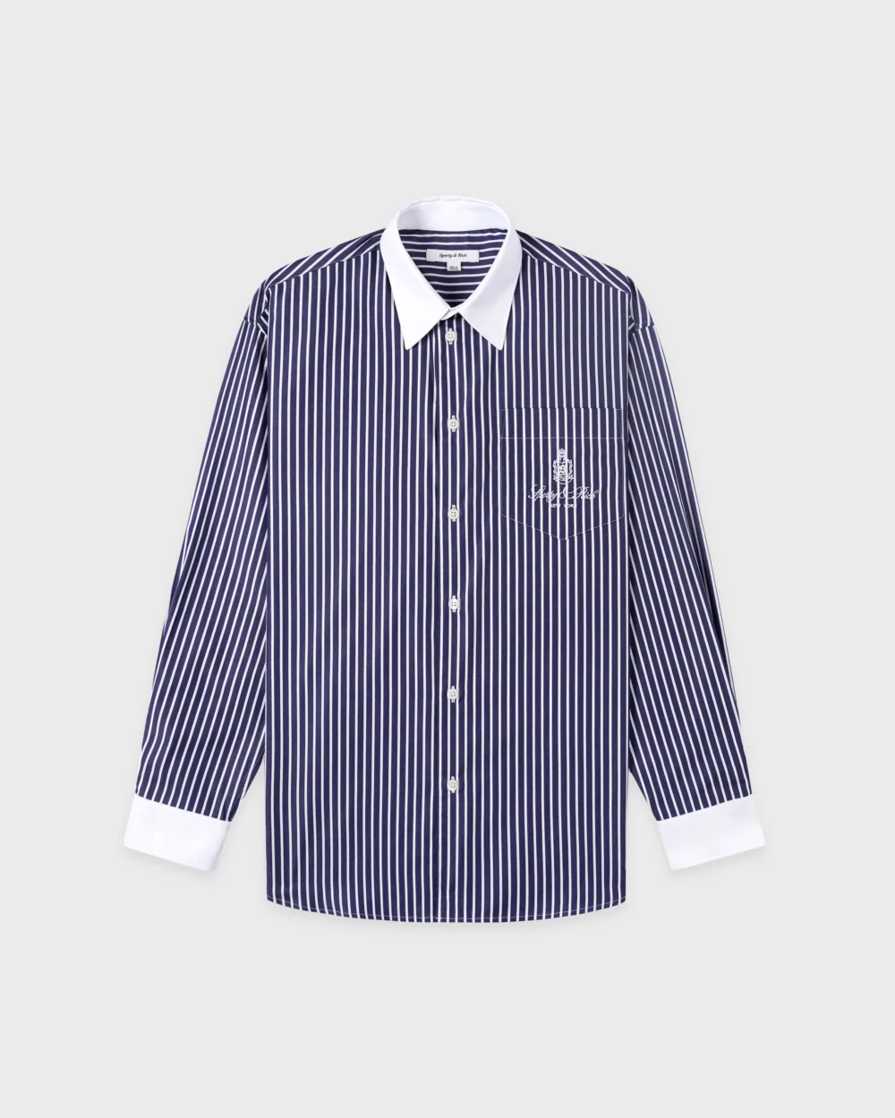 Vendome Oversized Shirt - Blue Striped - 2