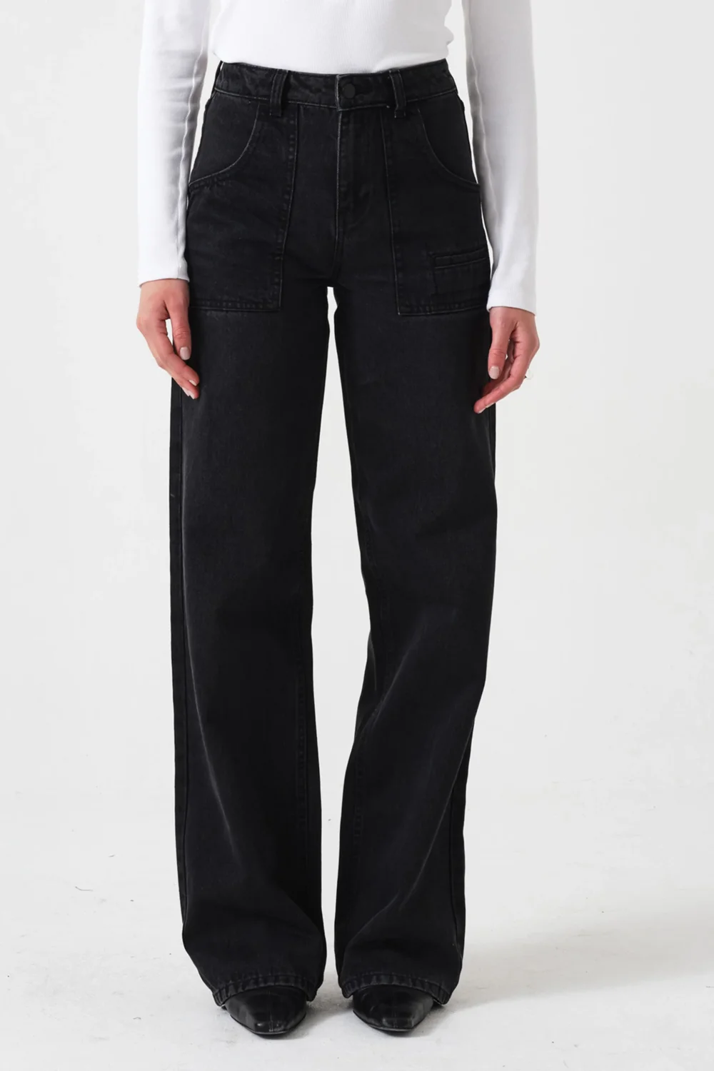 Eden Wide Leg Jean in Fairbanks