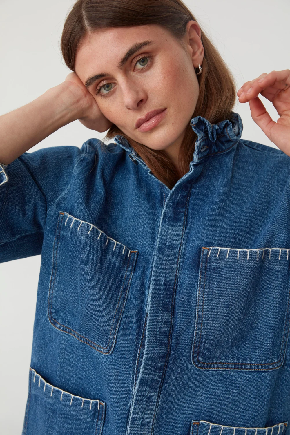 Pablo Denim Jacket in Vintage Americana - 5