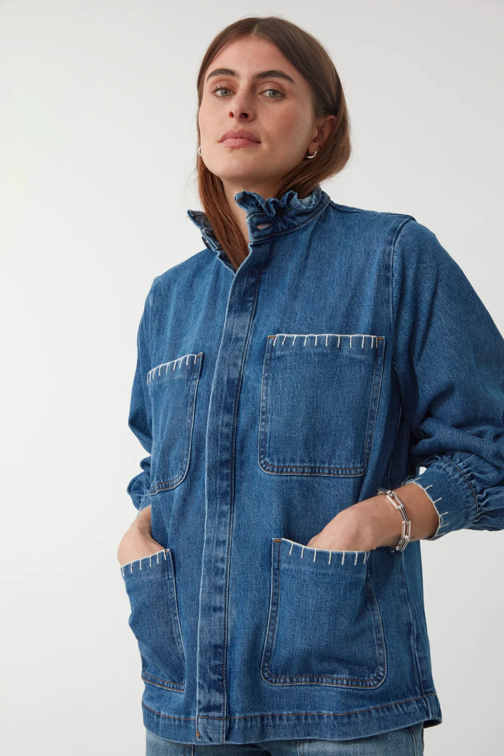 Pablo Denim Jacket in Vintage Americana - 4