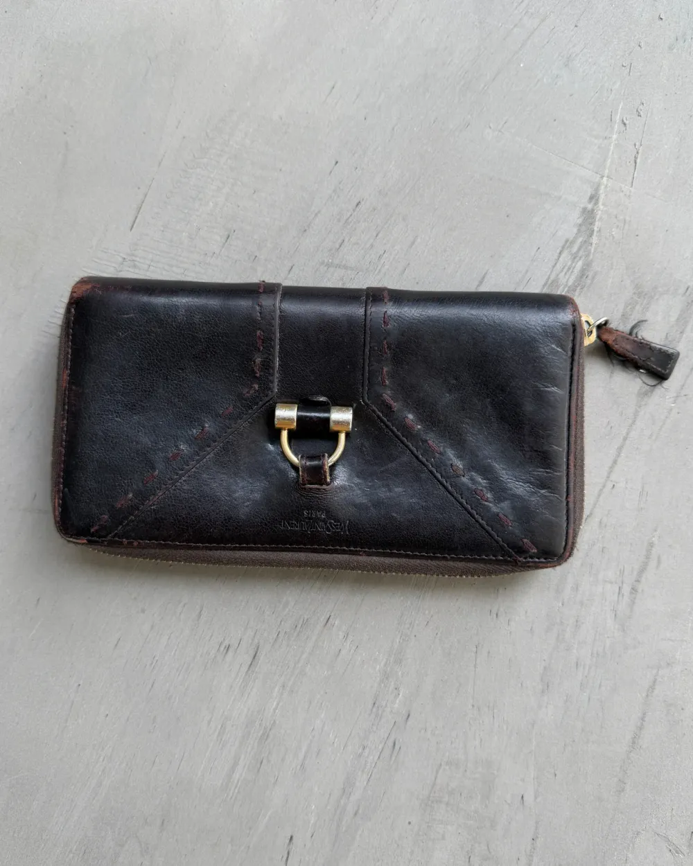 Yves Saint Laurent Leather Wallet