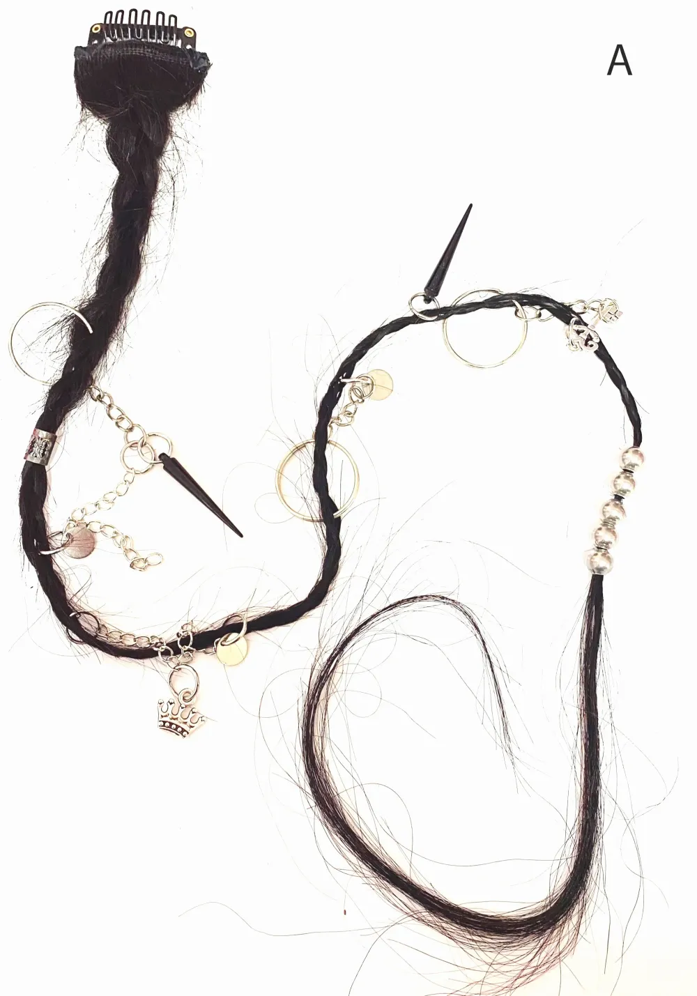 ADDICTION BY KANA Large Hair Charm Extensions (Brown) — Rhi Dancey