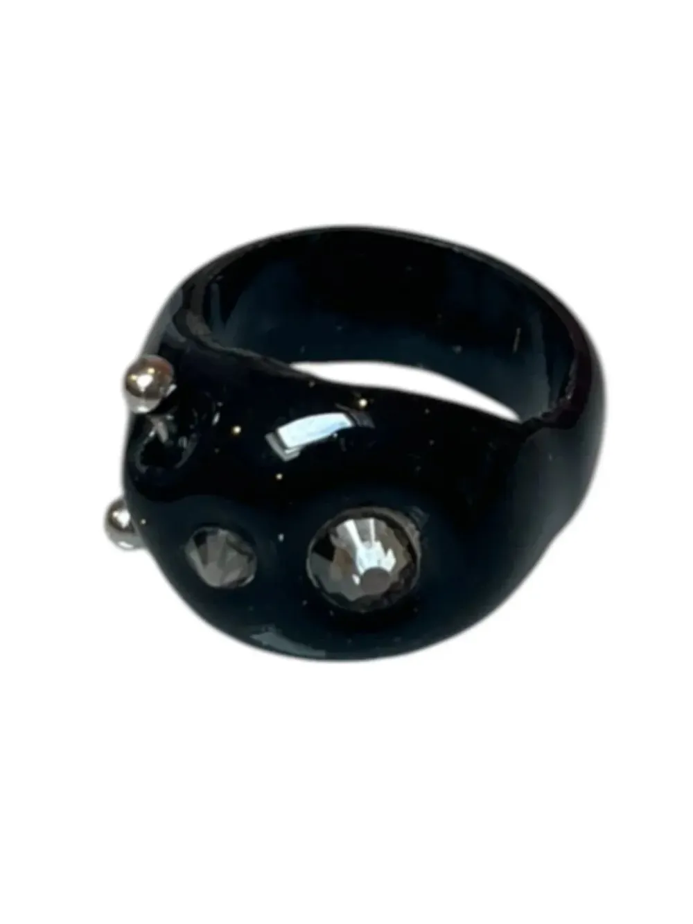 BLACK PIERCING RING — Rhi Dancey