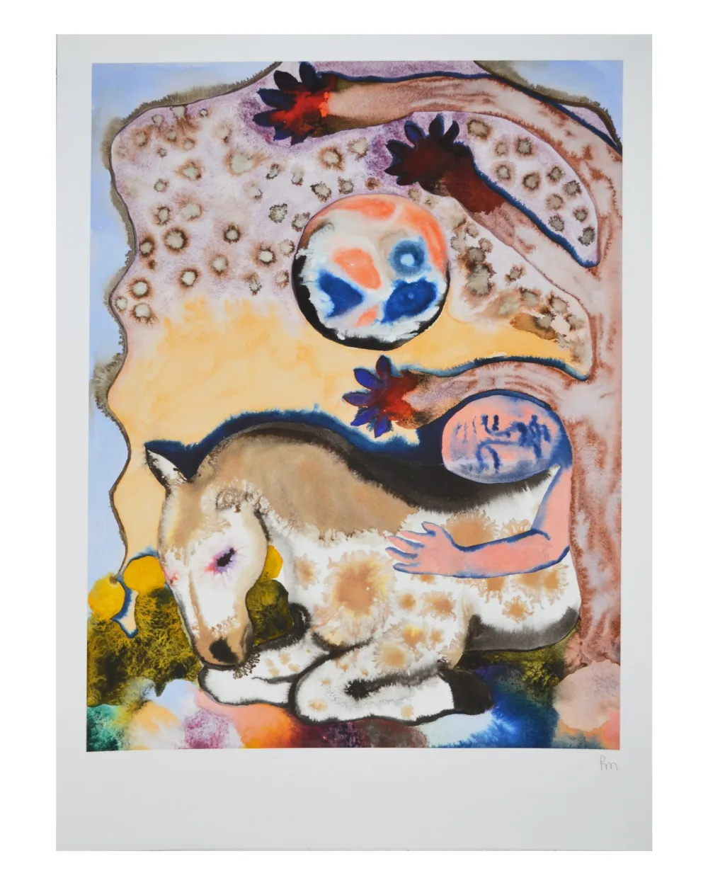 "CUDDLING IN THE MOONLIGHT, AFTER MOONLIGHT" - PRINT — Rhi Dancey
