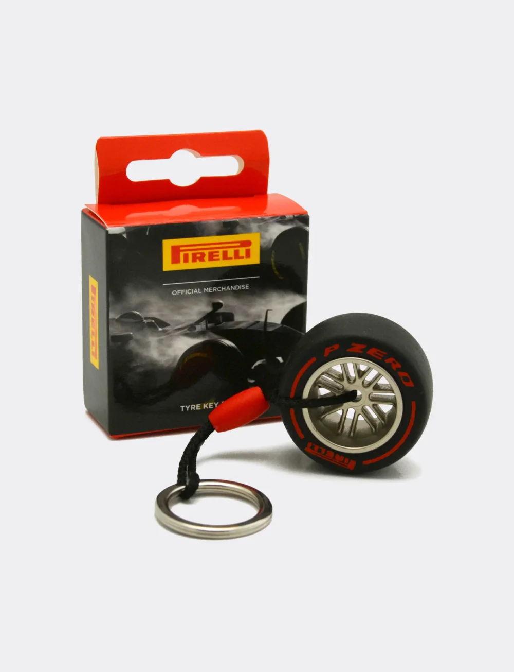 Pirelli Soft Tyre Keyring - Red