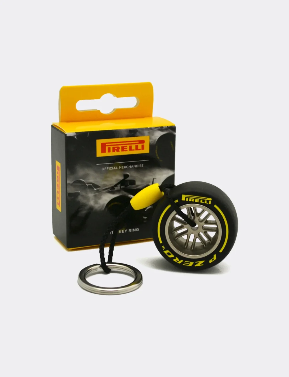 Pirelli Medium Tyre Keyring - Yellow