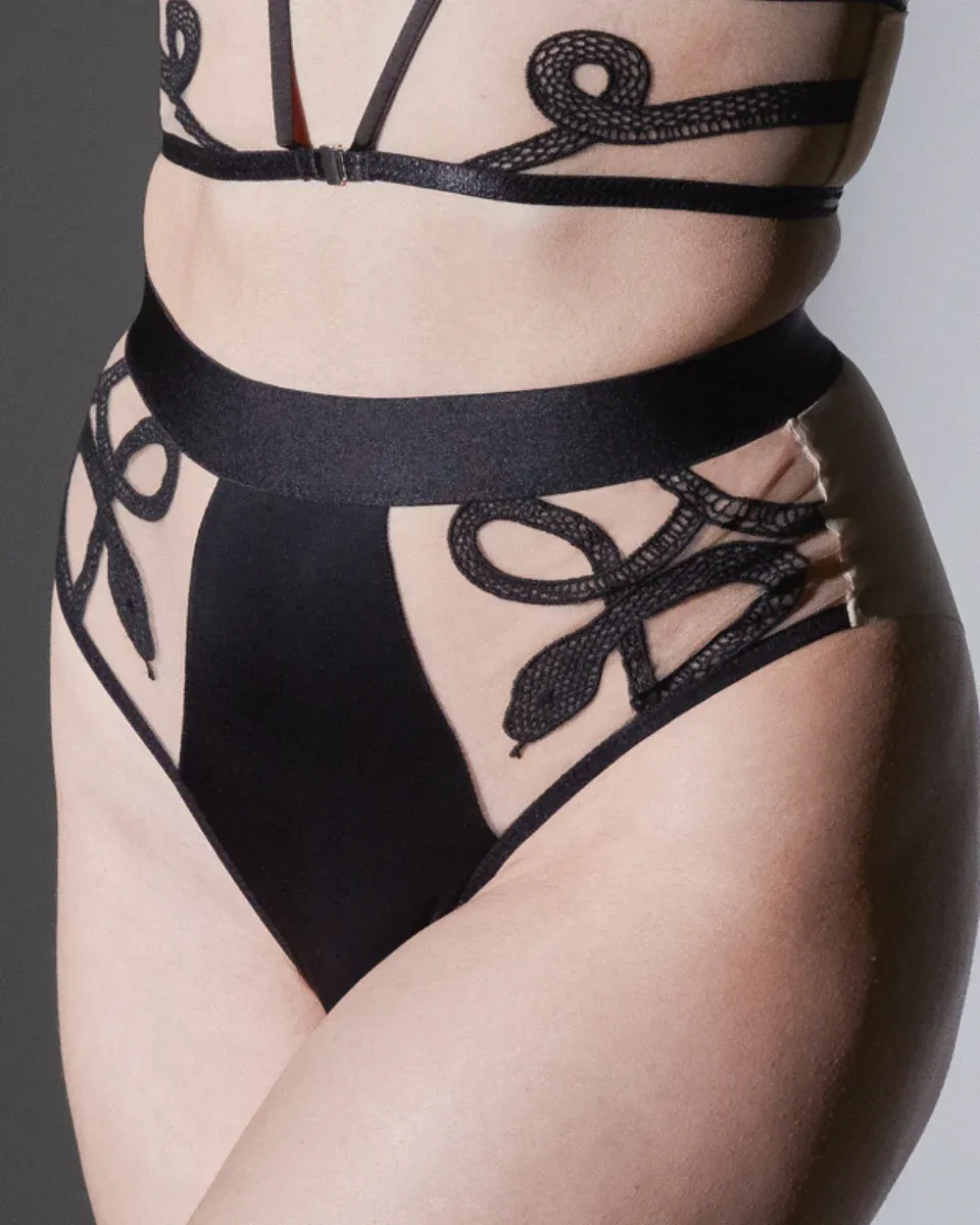 Medusa High-Waisted Bikini - Available in Multiple Nudes