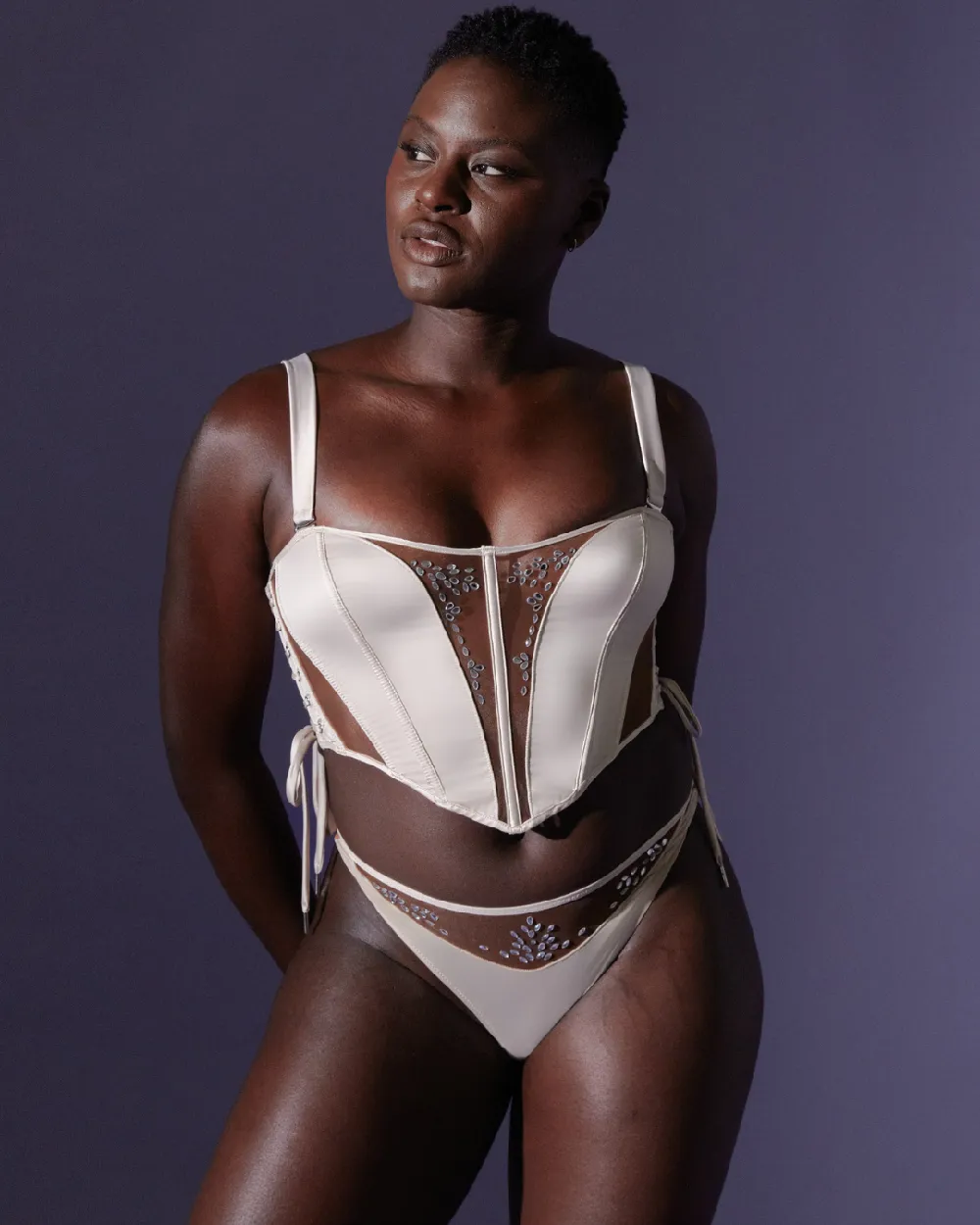 Dripping in Jewels Corset - Toffee - FINAL SALE