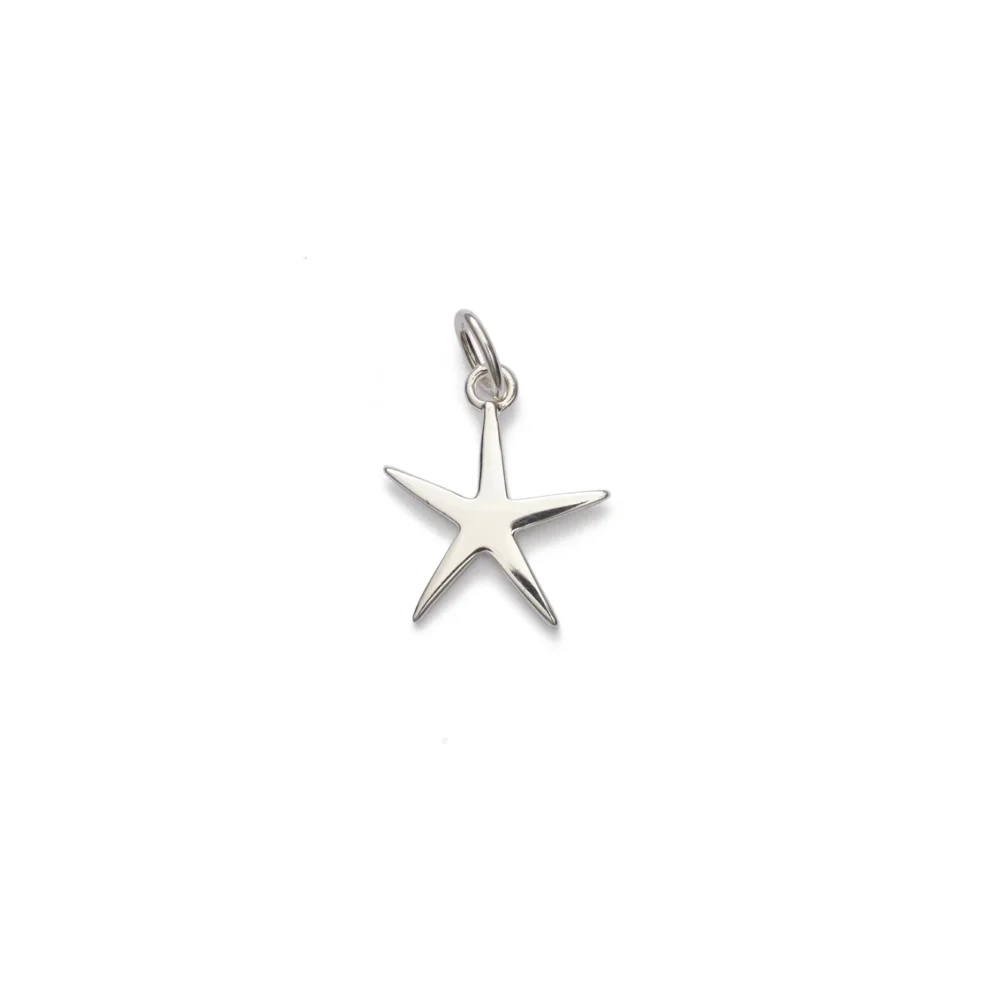 Starfish Pendant - Silver