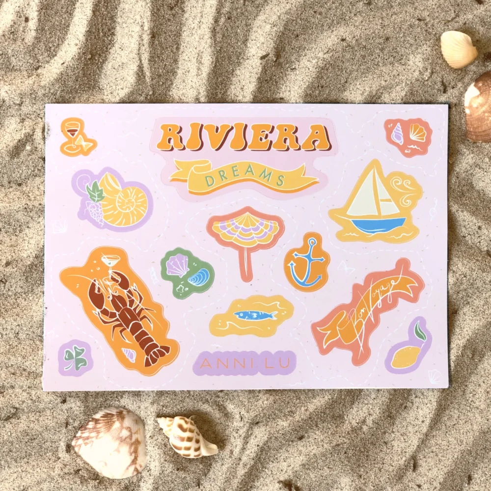 Riviera Dreams Stickers