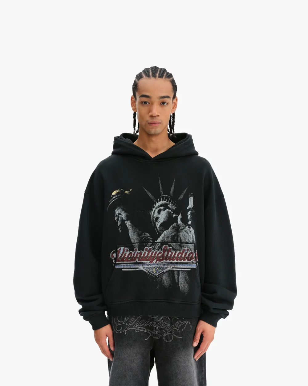 LADY LIBERTY HOODIE VINTAGE WASH - 2